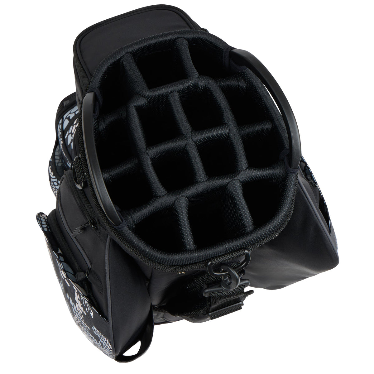 Cobra Ultralight 2 Cart Golf Bag - Black / Snake Camo