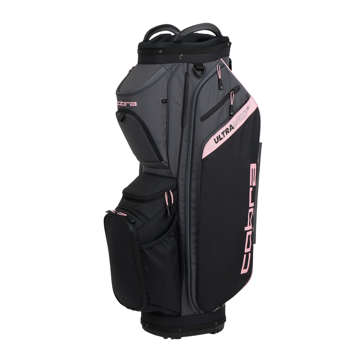 Cobra Ultralight 2 Cart Golf Bag - Black / Rose Gold