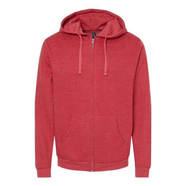 Unisex Zipper Fleece Hoodie