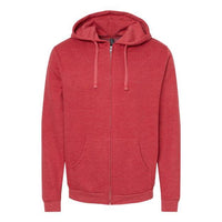 Unisex Zipper Fleece Hoodie