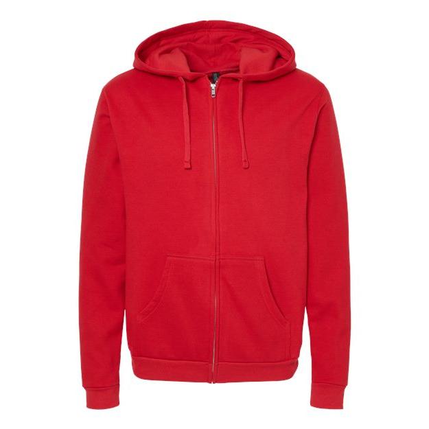 Unisex Zipper Fleece Hoodie