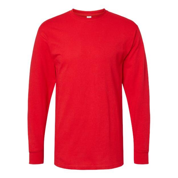 Unisex Gold Soft Touch Long Sleeve T-Shirt