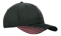 Custom Logo Headwear Canada Breathable Poly Twill with Peak Flash Print