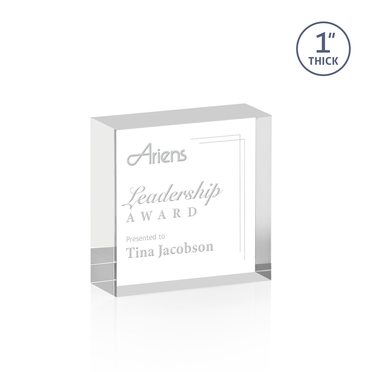 Custom Logo Laval Award - Clear