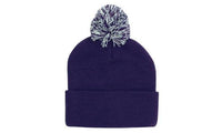 Custom Logo Headwear Canada Acrylic Beanie with Pom Pom