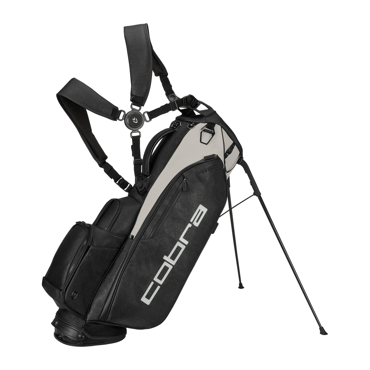 Cobra Core Stand Golf Bag 2026 - Warm Gray / Black