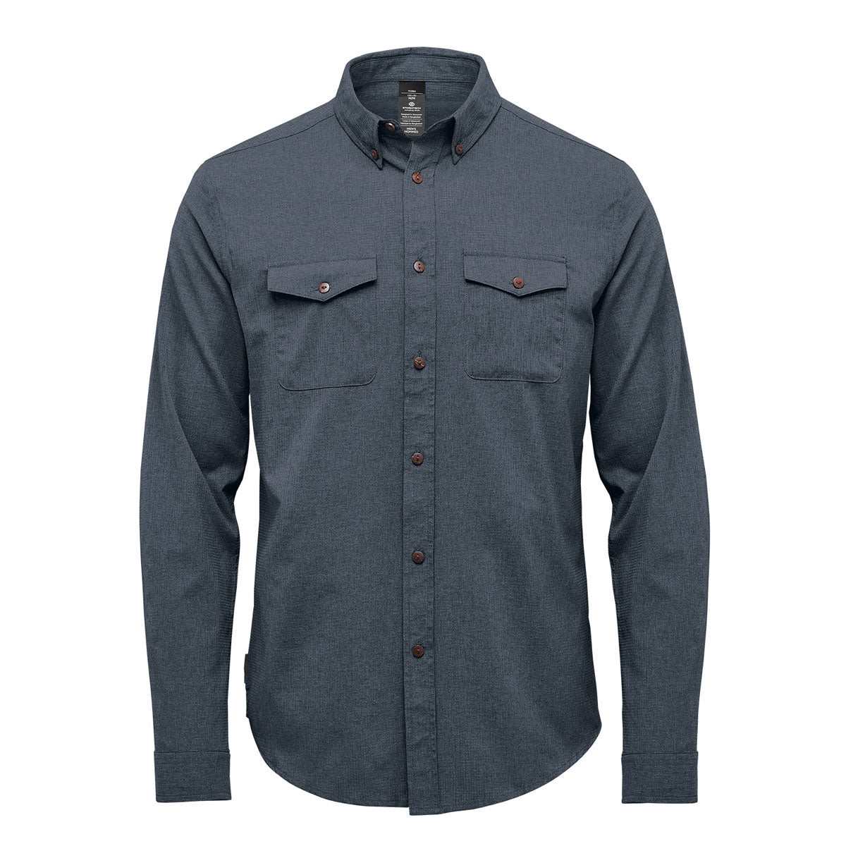 Custom Logo Stormtech Men's Azores Quick Dry L/S Shirt
