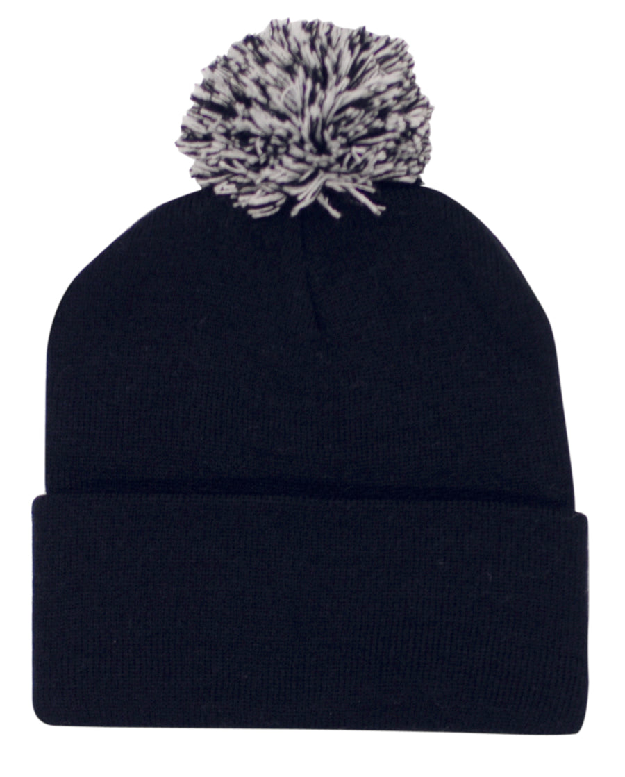 Custom Logo Headwear Canada Acrylic Beanie with Pom Pom