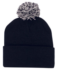 Custom Logo Headwear Canada Acrylic Beanie with Pom Pom
