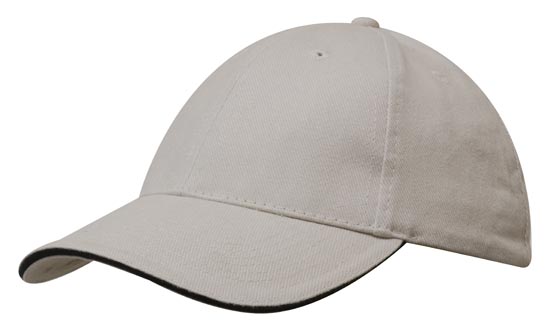 Custom Logo Headwear Canada Brushed Heavy Cotton with Sandwich Trim || 4210