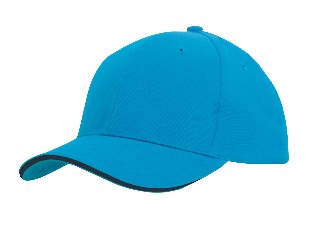 Custom Logo Headwear Canada Brushed Heavy Cotton with Sandwich Trim || 4210