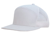 Custom Logo Headwear Canada Premium American Twill A Frame Cap with Mesh Back || 4154