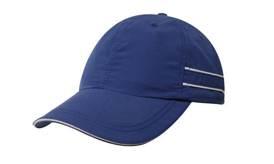 Custom Logo Headwear Canada Microfibre Sports Cap with Piping and Sandwich