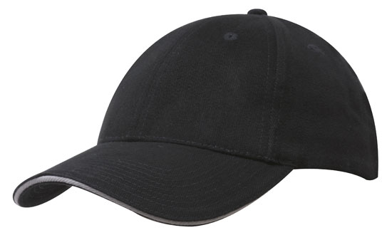 Custom Logo Headwear Canada Brushed Heavy Cotton with Sandwich Trim || 4210