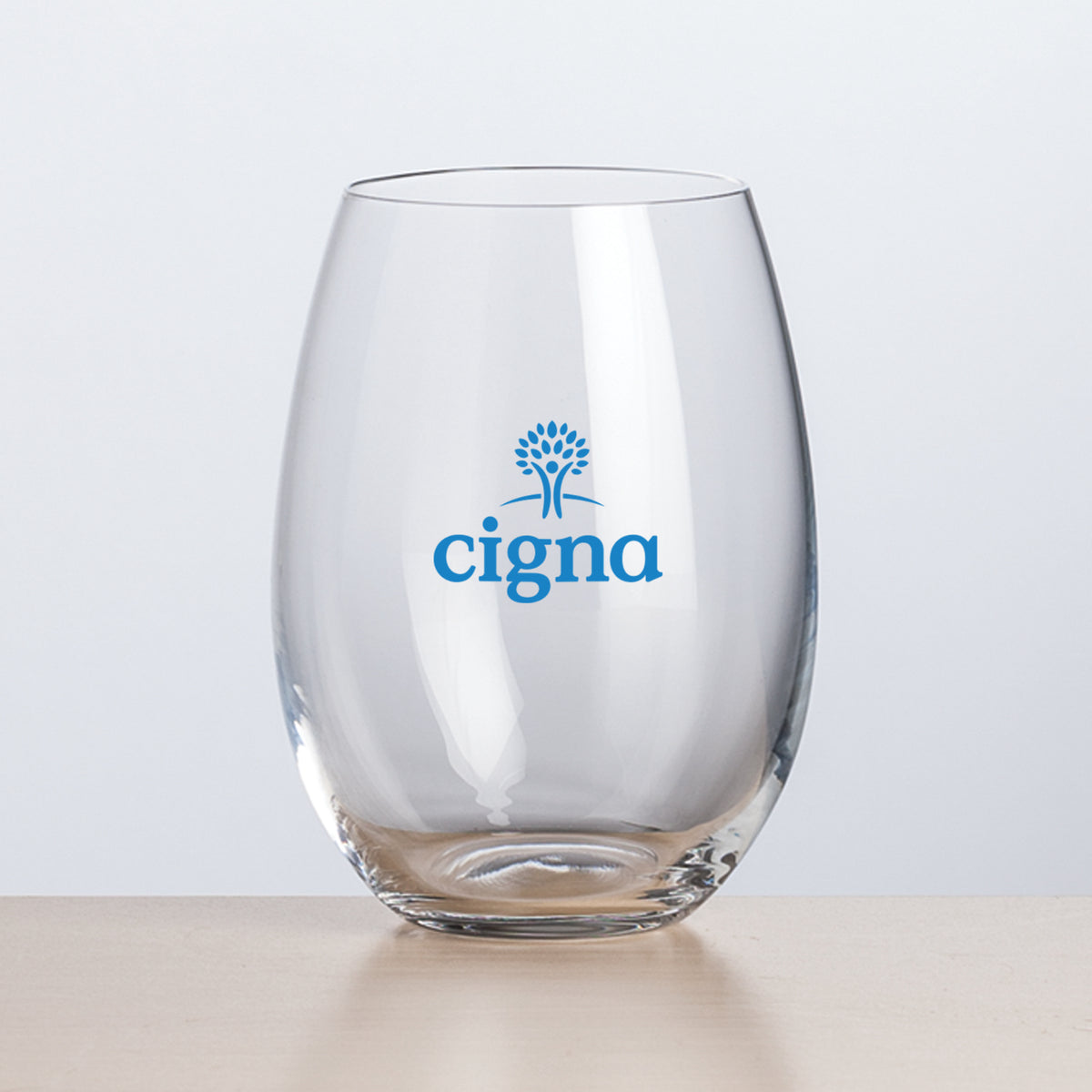 Custom Logo Carlita Stemless Wine - Imprinted