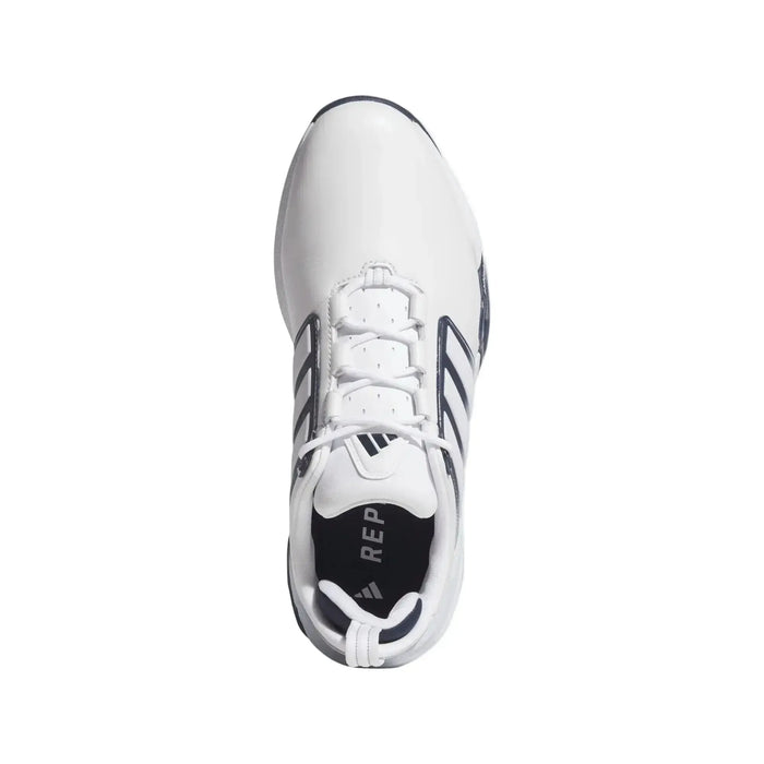 Adidas AdiPower 26 Men's Golf Shoes - White/Collegiate Navy/Blue