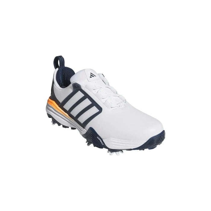 Adidas AdiPower 26 Men's Golf Shoes - White/Collegiate Navy/Orange