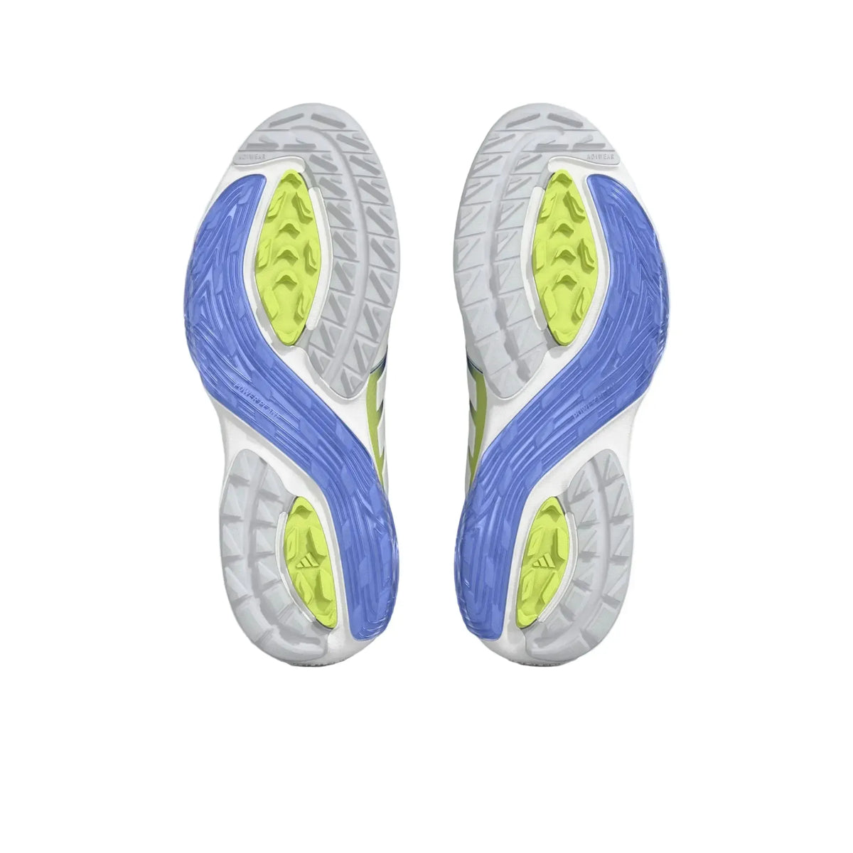 Adidas AdiPower 26 Spikeless Men's Golf Shoes - White/Indigo/Lemon