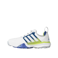 Adidas AdiPower 26 Spikeless Men's Golf Shoes - White/Indigo/Lemon