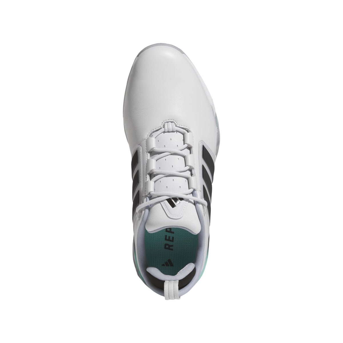 Adidas Adipower 26 Wide Golf Shoes - Dash Grey / Core Black / Solar Aqua