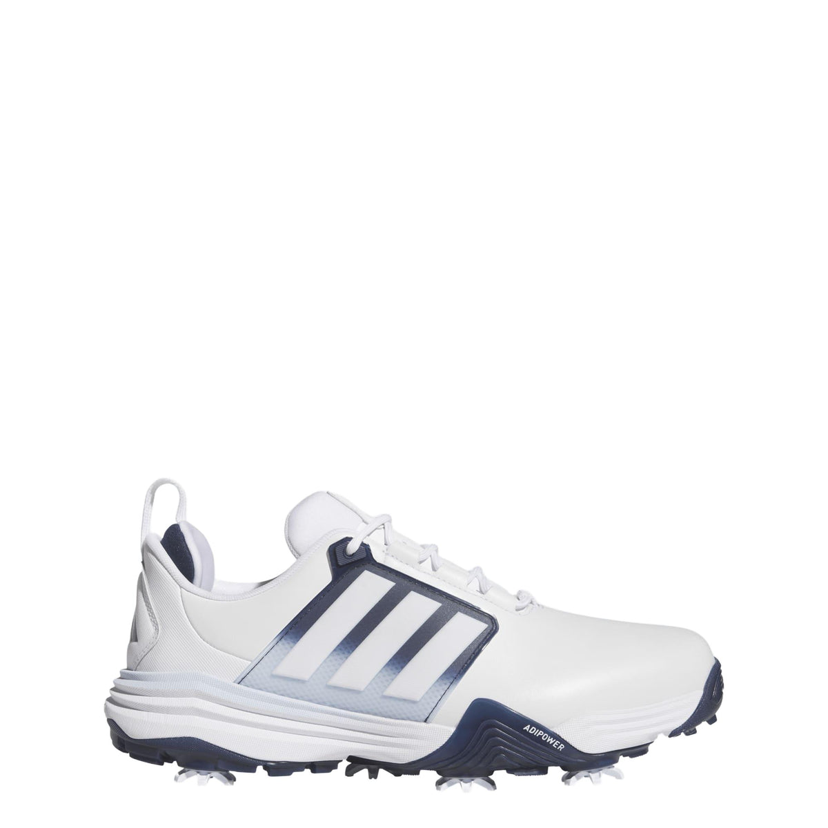 Adidas Adipower 26 Wide Golf Shoes - Cloud White / Collegiate Navy / Crystal Sky