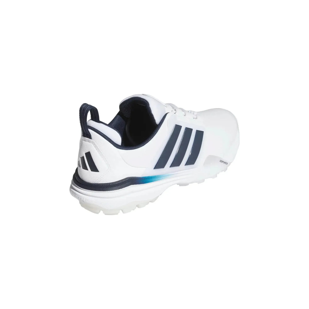 Adidas Adipower Men's Spikeless Golf Shoes - White/Collegiate Navy