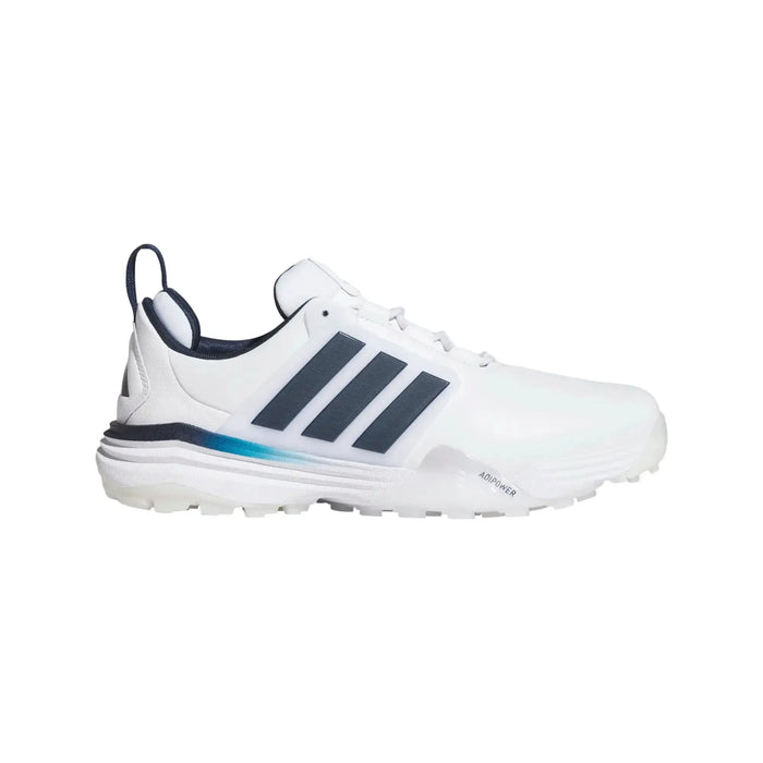 Adidas Adipower Men's Spikeless Golf Shoes - White/Collegiate Navy