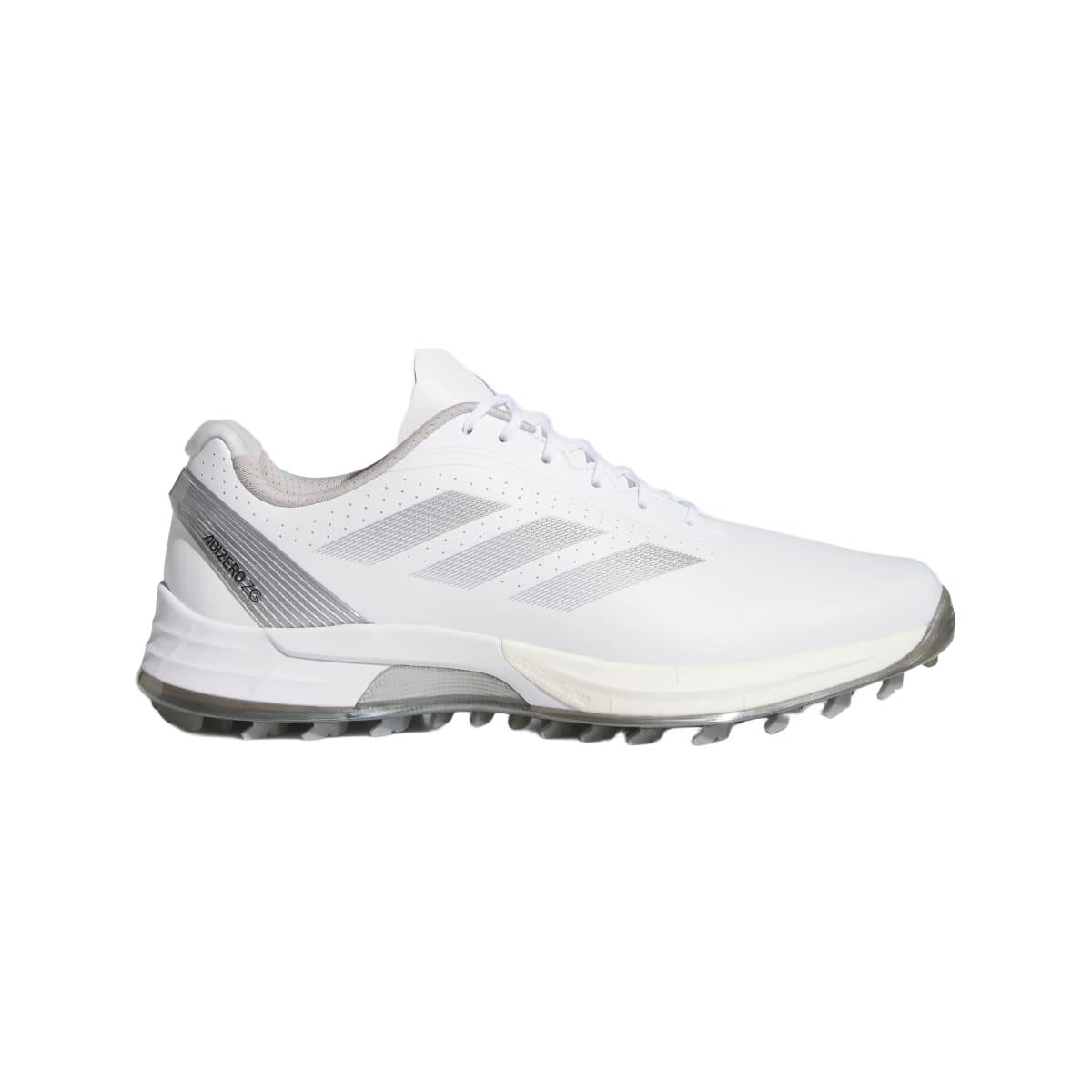 Adidas Adizero Zg Spikeless Golf Shoes - Cloud White / Grey Three / Silver Metallic