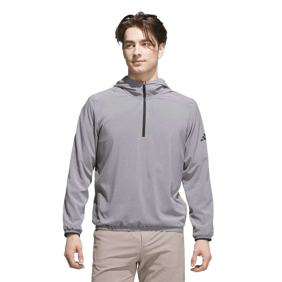 Adidas Anorak Men's Hoody Grey Heather