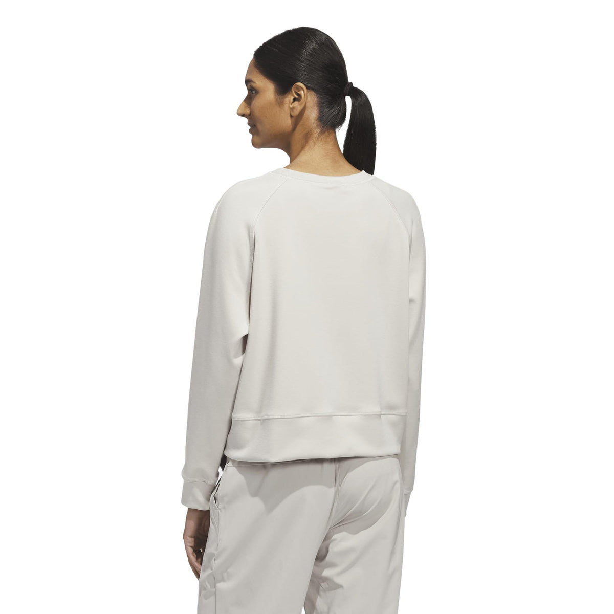Adidas Beyond The Course Side-Snap Twistweave Sweatshirt