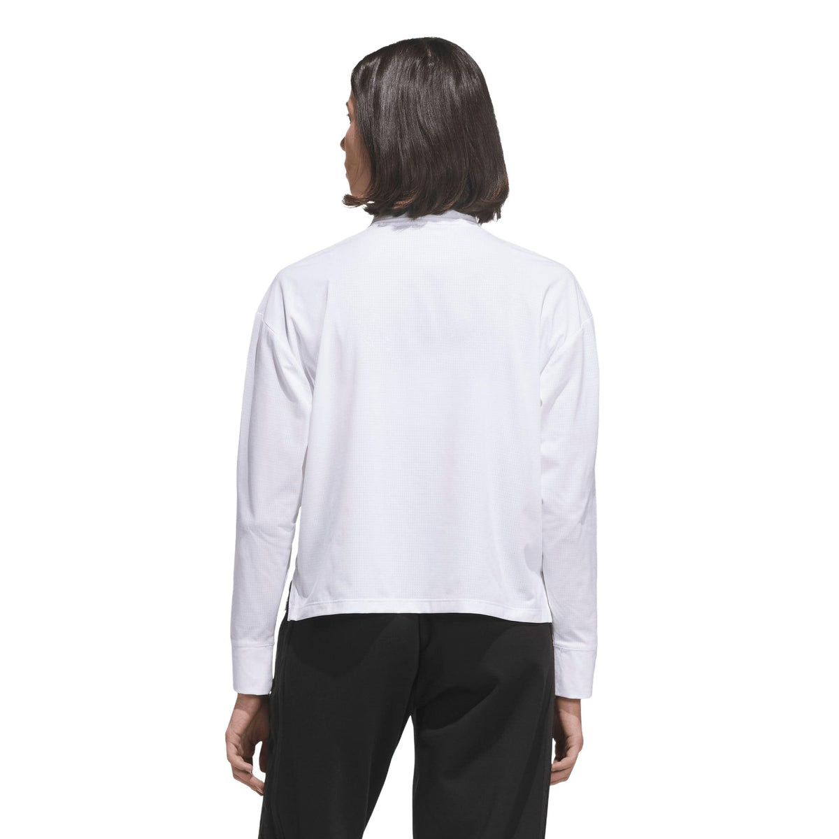 Adidas Beyond The Course Twistknit Loose Polo Shirt - White