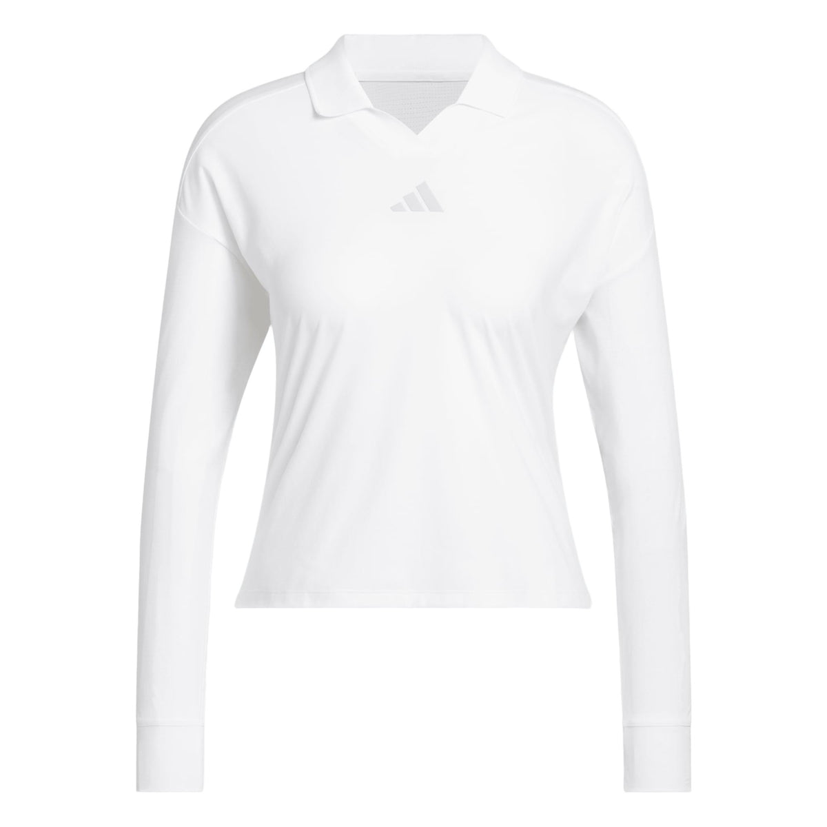 Adidas Beyond The Course Twistknit Loose Polo Shirt - White