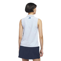 Adidas Beyond The Course Twistknit Sleeveless Polo Shirt