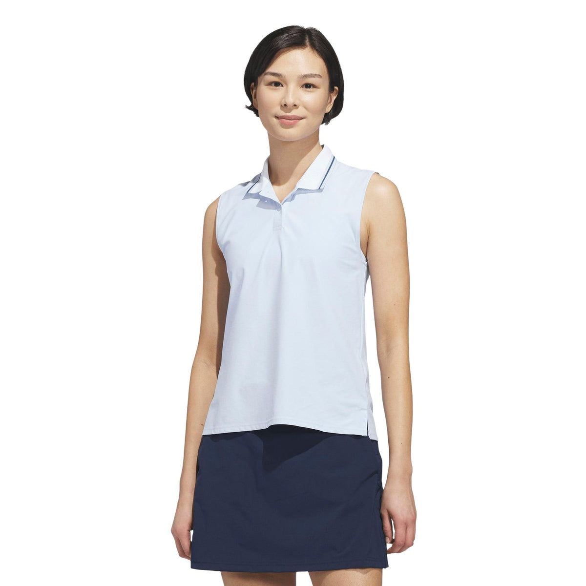 Adidas Beyond The Course Twistknit Sleeveless Polo Shirt
