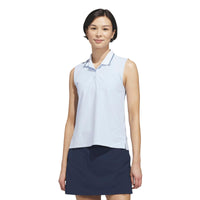 Adidas Beyond The Course Twistknit Sleeveless Polo Shirt