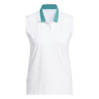 Adidas Beyond The Course Twistknit Sleeveless Polo Shirt