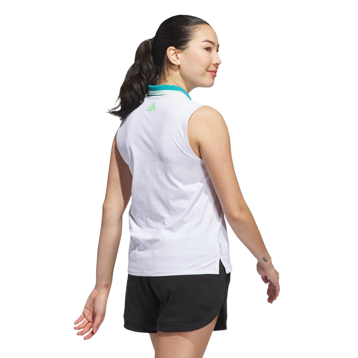 Adidas Beyond The Course Twistknit Sleeveless Polo Shirt