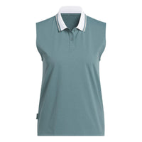 Adidas Beyond The Course Twistknit Sleeveless Polo Shirt