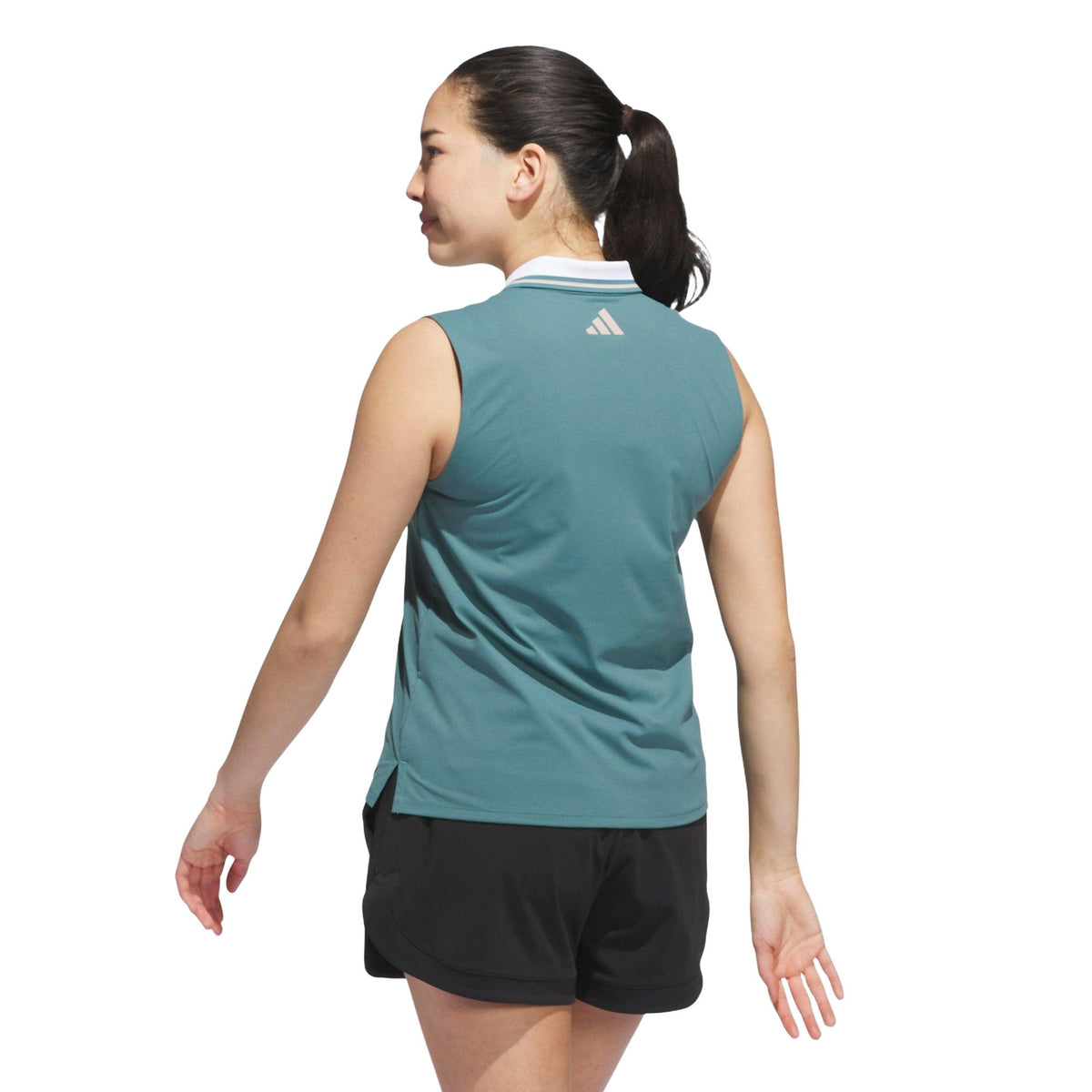 Adidas Beyond The Course Twistknit Sleeveless Polo Shirt