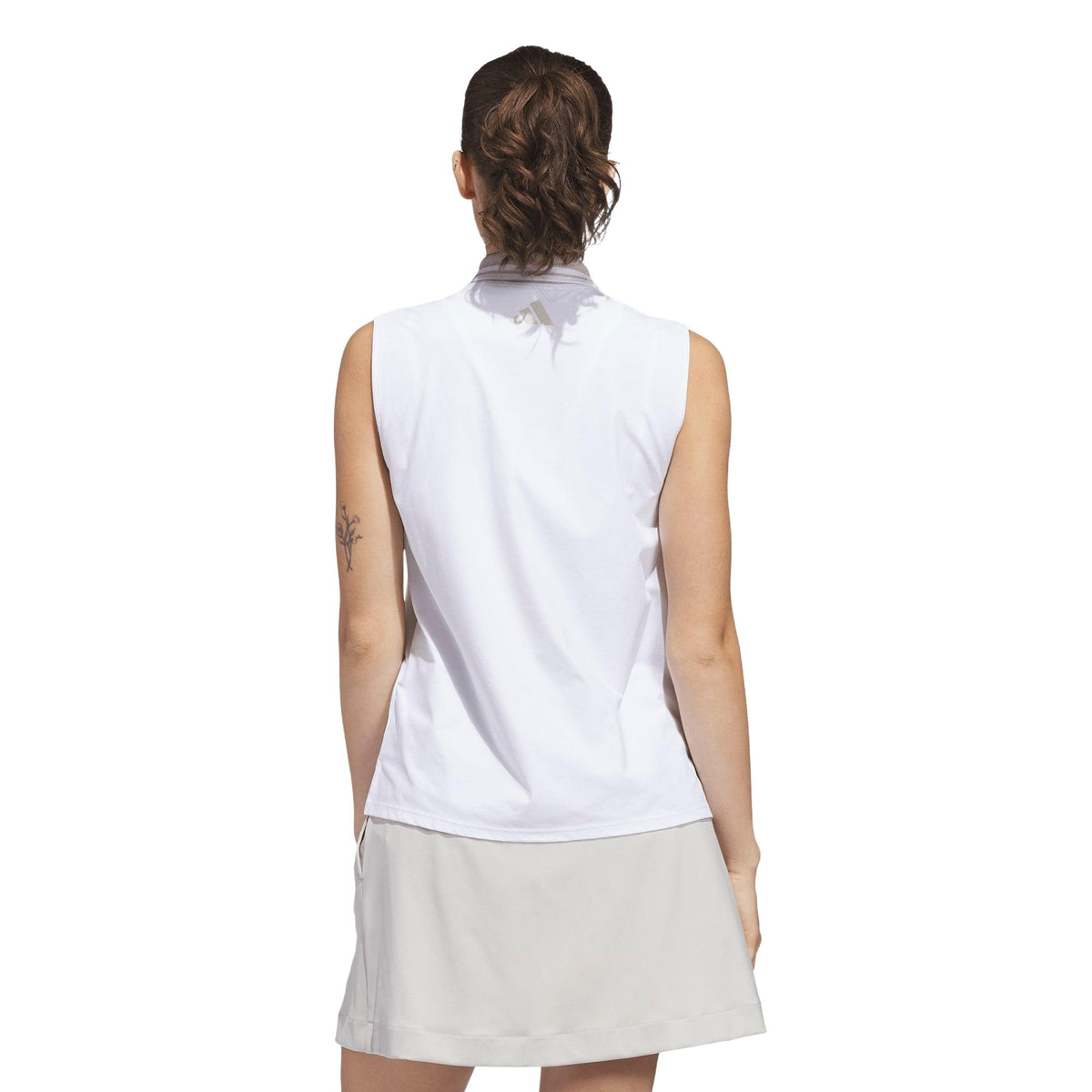 Adidas Beyond The Course Twistknit Sleeveless Polo Shirt