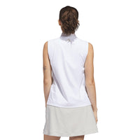 Adidas Beyond The Course Twistknit Sleeveless Polo Shirt