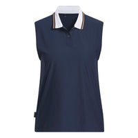 Adidas Beyond The Course Twistknit Sleeveless Polo Shirt