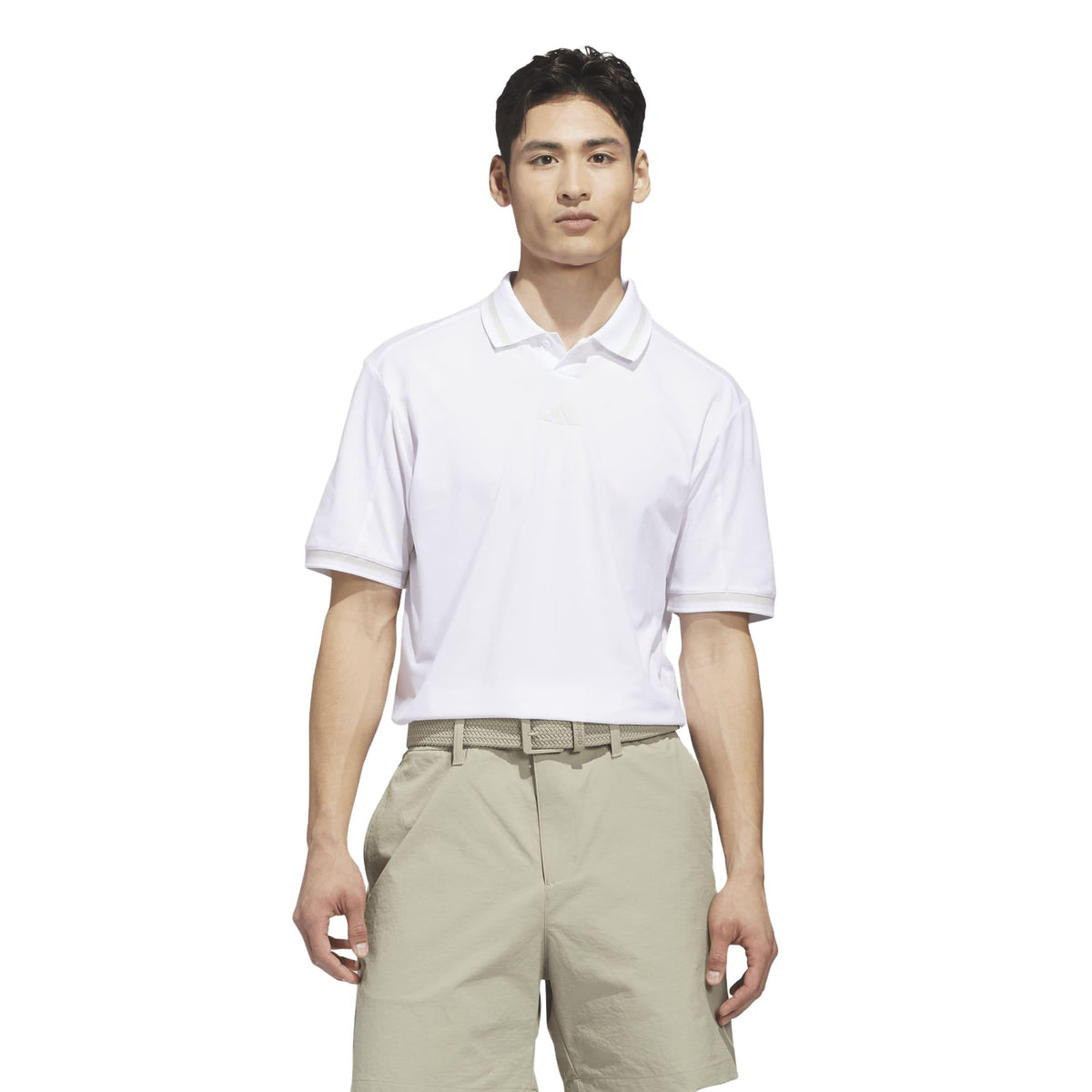 Adidas Beyond The Course Vent Twistknit Polo Shirt - White