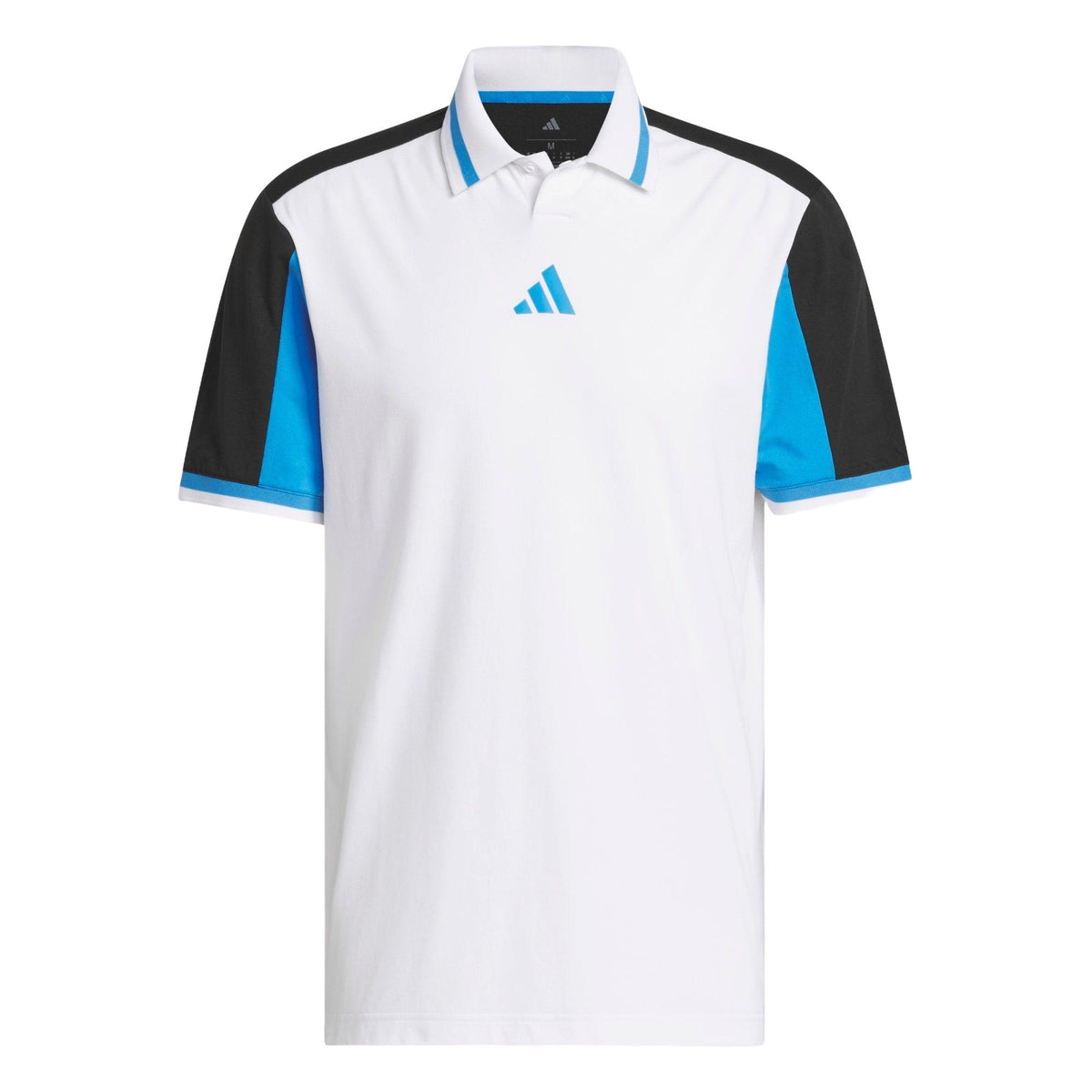 Adidas Beyond The Course Vent Twistknit Polo Shirt - White / Black