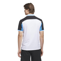 Adidas Beyond The Course Vent Twistknit Polo Shirt - White / Black