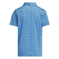 Adidas Boys Climacool Ultimate 365 Printed Mesh Polo Shirt
