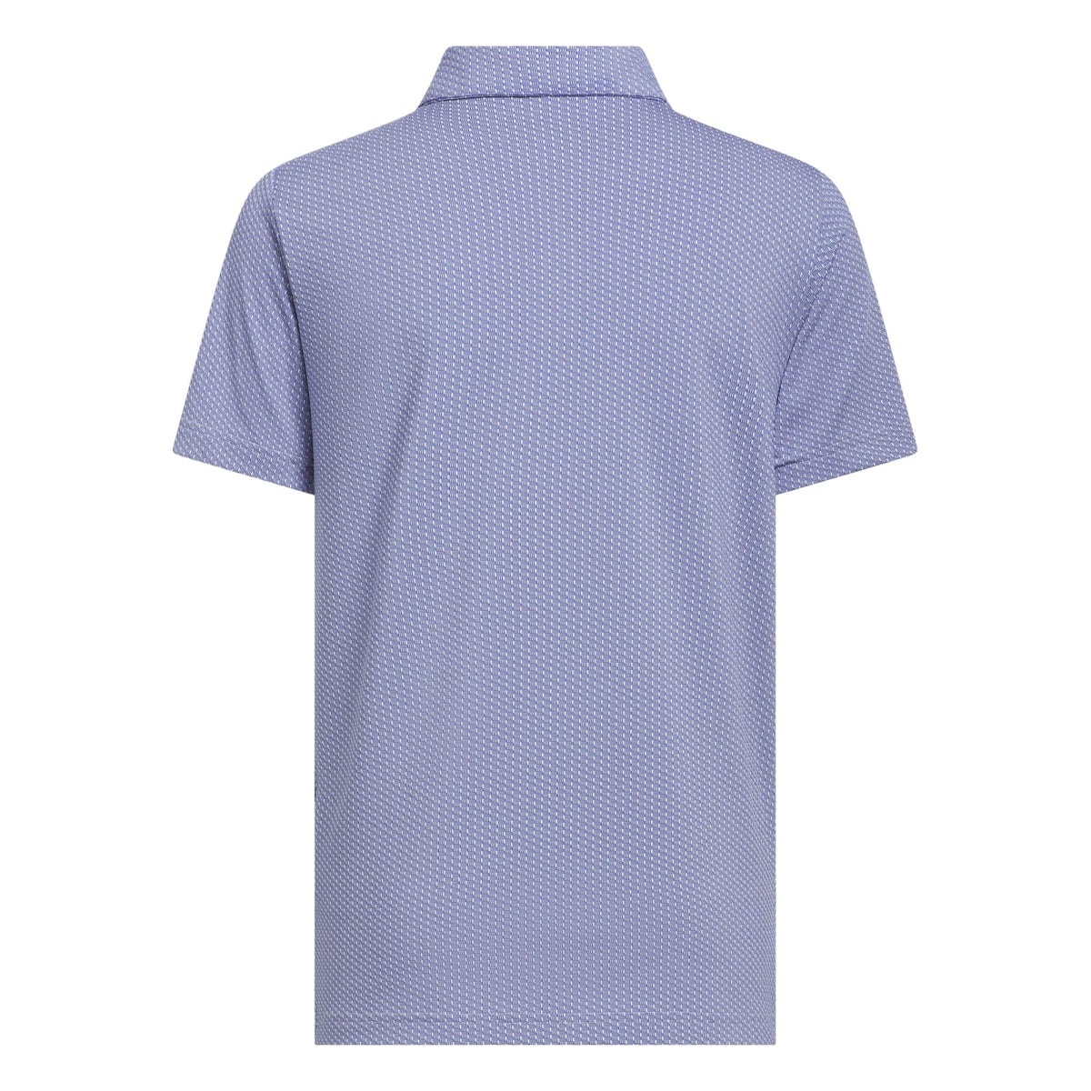 Adidas Boys Textured Short Sleeve Polo Shirt - Dual Indigo / White