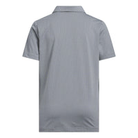 Adidas Boys Textured Short Sleeve Polo Shirt - Wonder Sage
