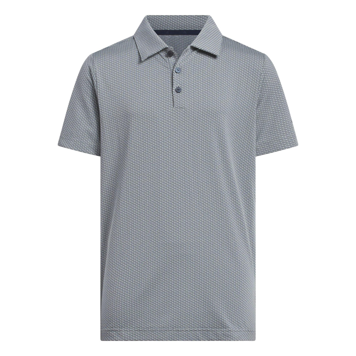 Adidas Boys Textured Short Sleeve Polo Shirt - Wonder Sage