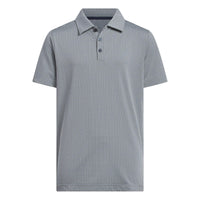 Adidas Boys Textured Short Sleeve Polo Shirt - Wonder Sage